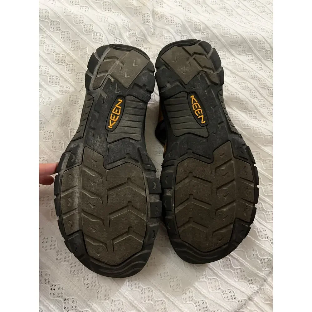 KEEN Men's Newport Brown Leather Waterproof Hiking Sandals Size 15 US EU 48